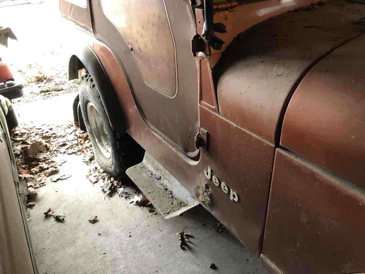 1983 jeep cj5 suv orange 4wd manual cj5