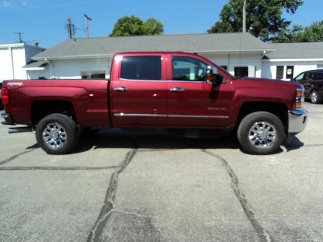 used 2015 chevrolet silverado 2500 4x4 crew cab ltz covington, in 47932 for sale in covington, indiana