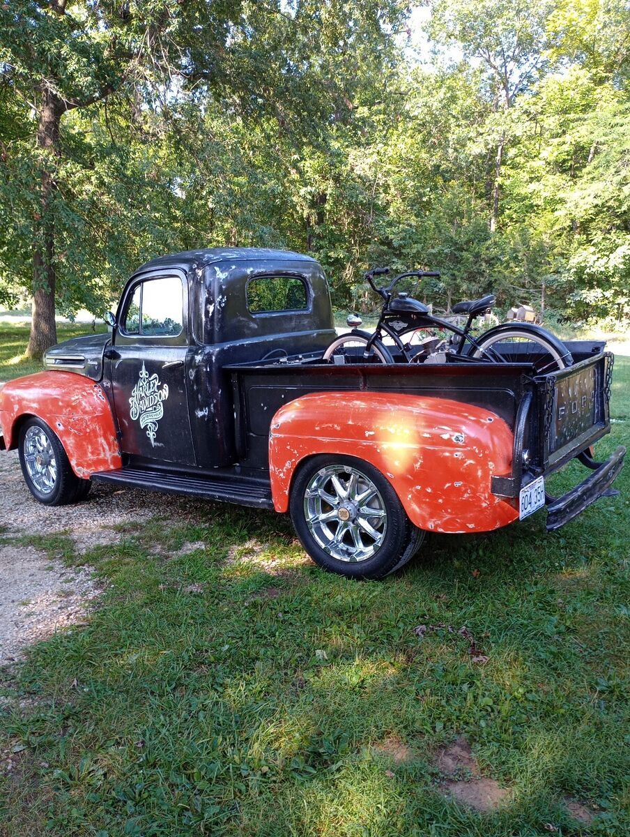 1950 ford f pickup black