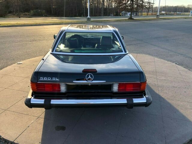 1988 mercedes-benz 560sl convertible black/black!