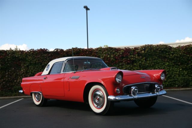 1956 ford thunderbird with over $120,000 in restoration receipts !