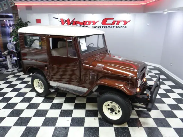 1970 toyota land cruiser fj40 4x4 chevy v8 conversion hardtop tubular bumpers!
