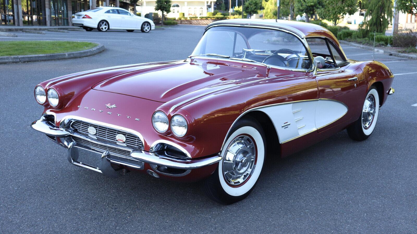 1961 chevrolet corvette roadster convertible 245 h.p. 4-speed manual