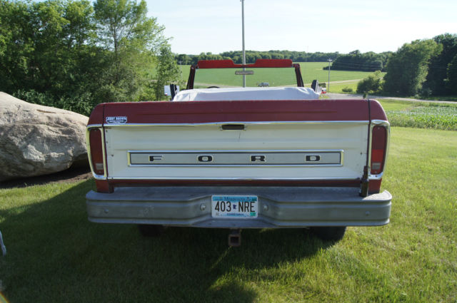 rare 1978 ford f-140 factory convertible