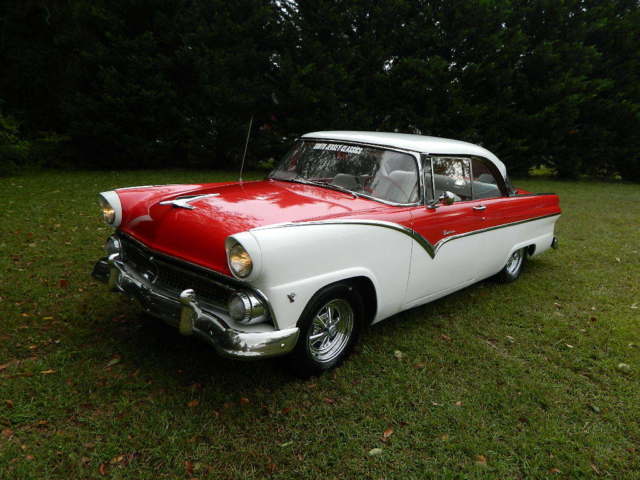 1955 ford fairlane victoria hardtop v8 automatic thunderbird special y block