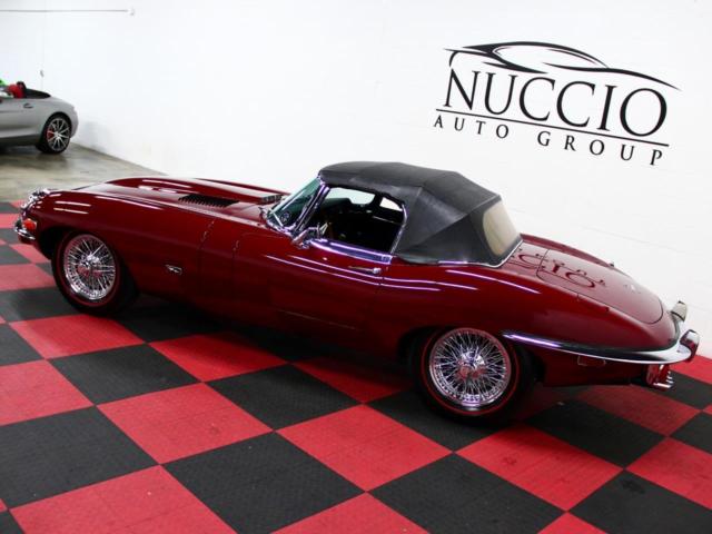 jaguar xke convertible - red / black - only 31k miles! 2 owner! well documented!
