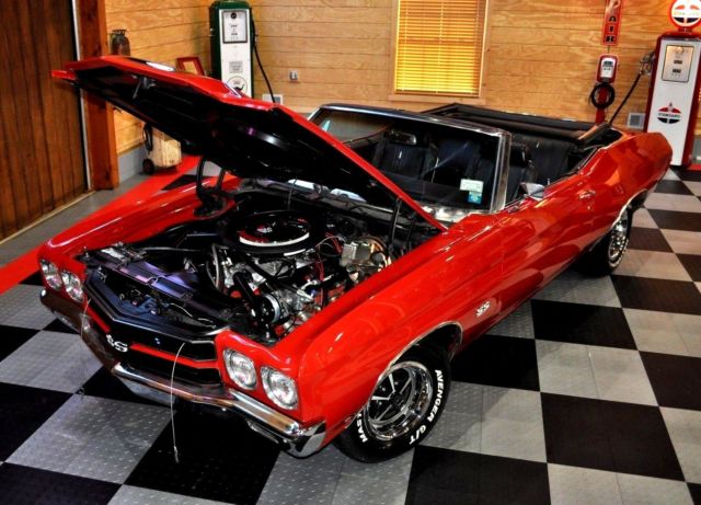1970 chevelle ss 454 468 convertible air conditioning restomod no reserve! 71 72