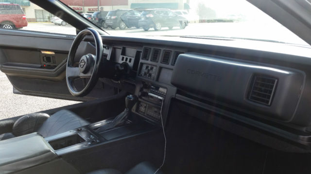 1989 black corvette coupe with 72,500 original miles