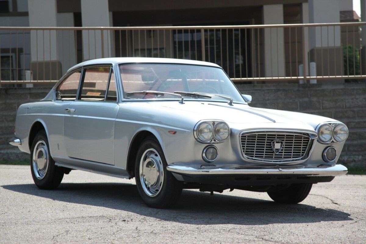 1967 lancia flavia 1.8 4-speed silver/red solid, excellent driver, lhd wow!!!