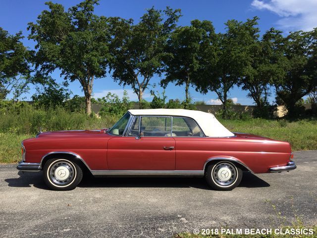 1967 mercedes benz 280se covertible european production car #60