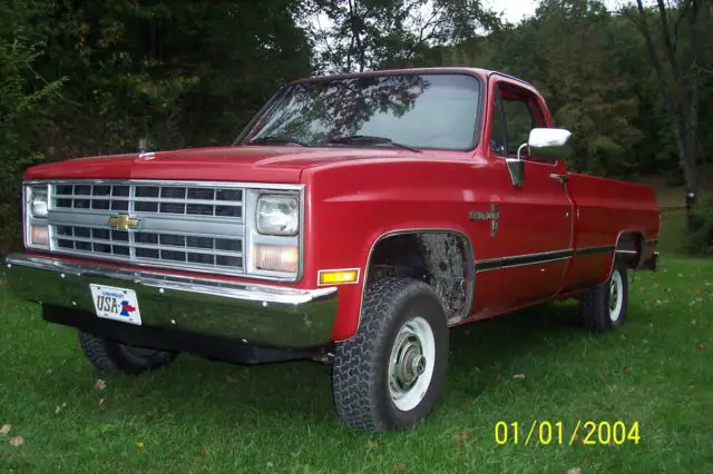 1985 chevrolet custom deluxe k10 4x4