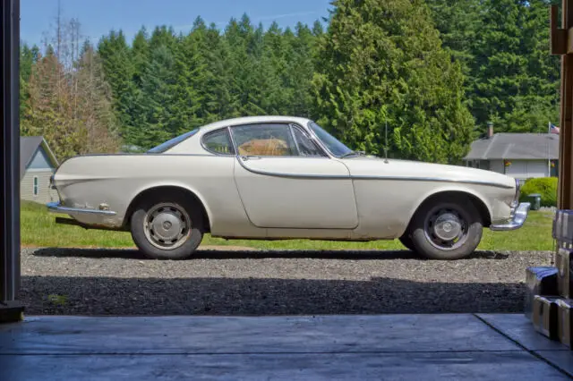 rare volvo jensen 1962 volvo p1800 vin 3396 - color code 69 stock white m41 + od