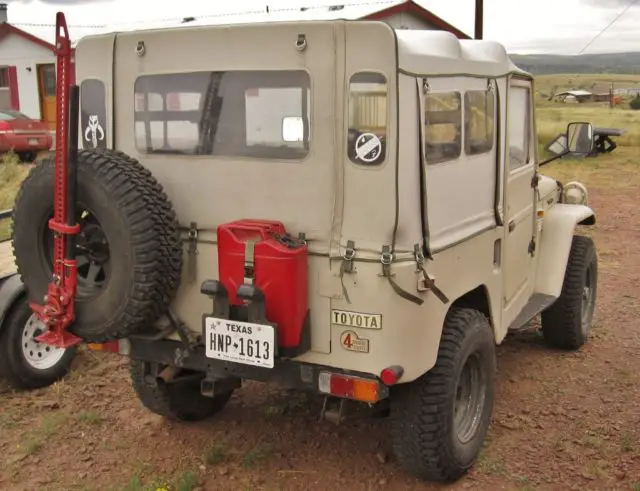 1977 toyota land cruiser with warn m8274 winch 4.2l fj40 landcruiser 2f engine