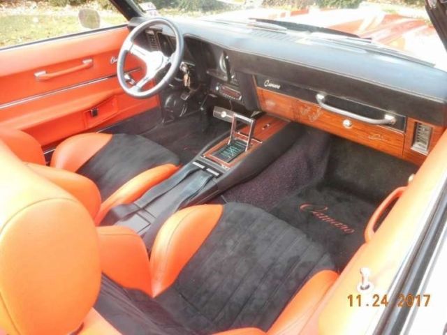 1969 chevrolet camaro convertible indy pace car 350 ci 8 cylinder turbo 350 auto