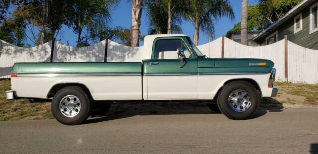 1972 ford f250 pickup truck,big block,auto,p/s,ice cold ac,beautiful calif truck
