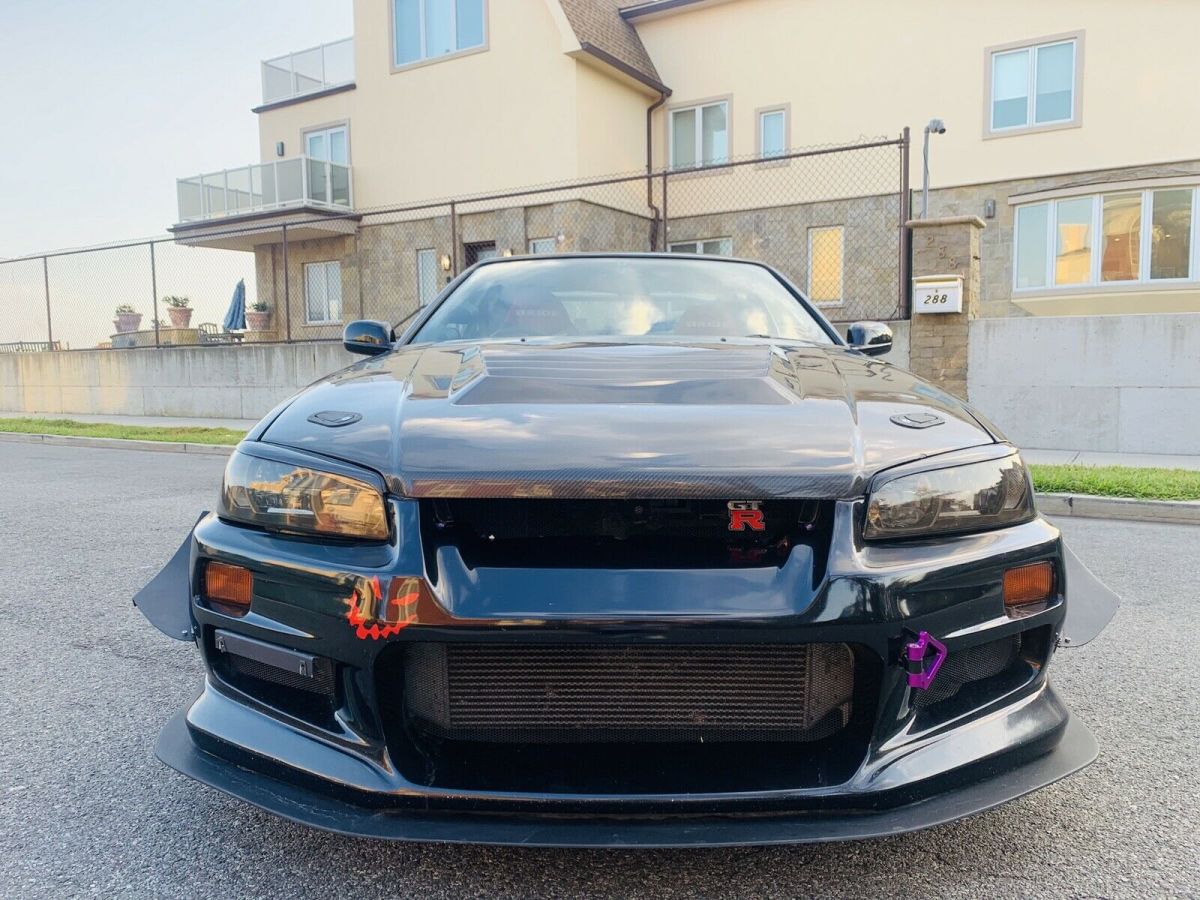 1980 nissan skyline r34 gtr black 4wd manual gtt gtr