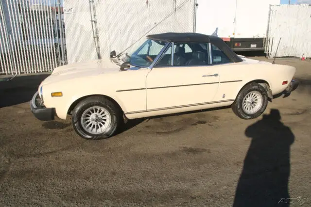 (ohh) 1978 fiat spider 124 5 cylinder manual no reserve