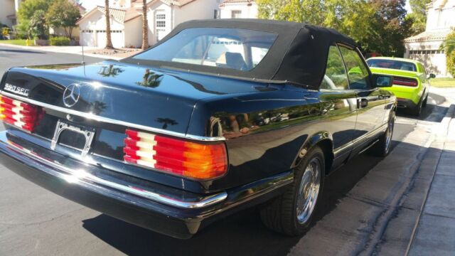 1986 560 sec convertible conversion 58,600 miles rare