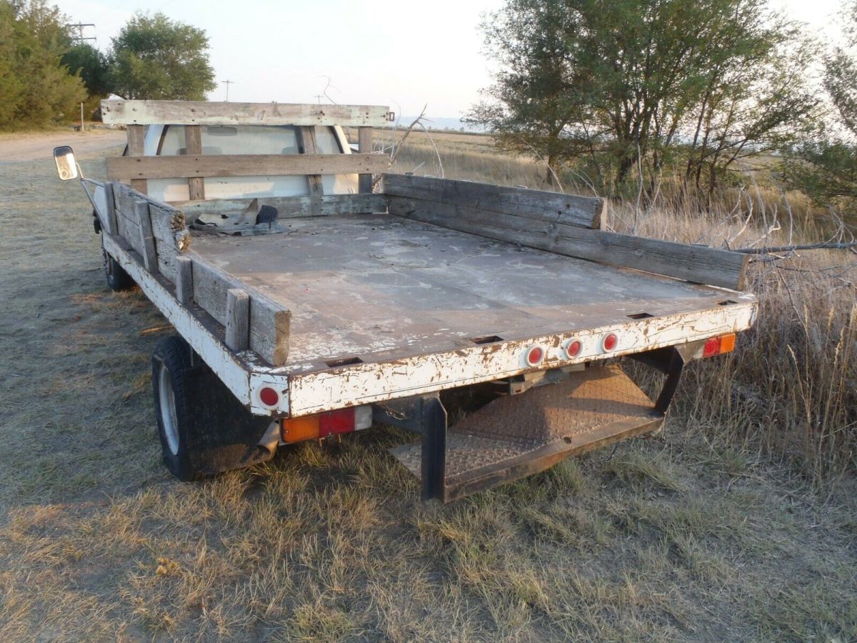 1991 toyota 1 ton dually flat bed 5 speed dry western truck