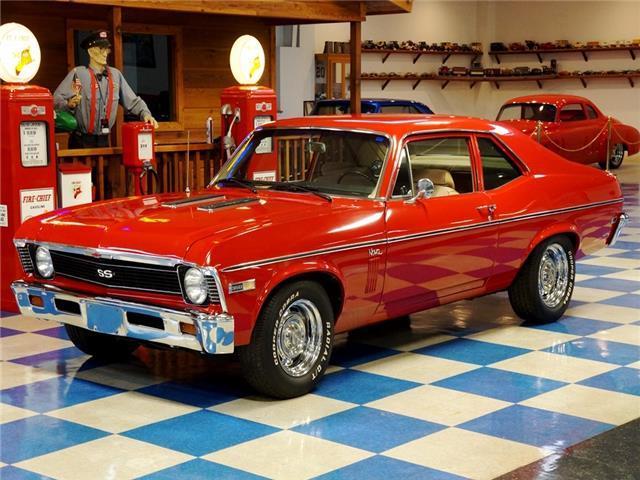 1969 chevrolet nova - red