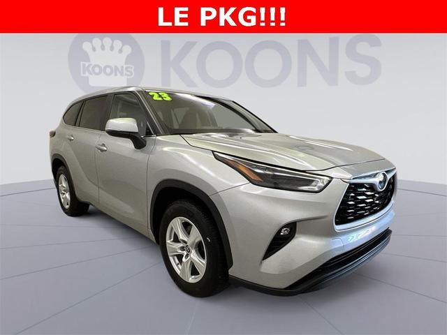 2023 toyota highlander le
