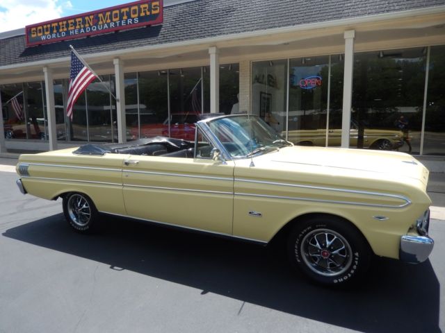 1964 ford falcon convertible sunlight yellow 289 auto ready to cruise!