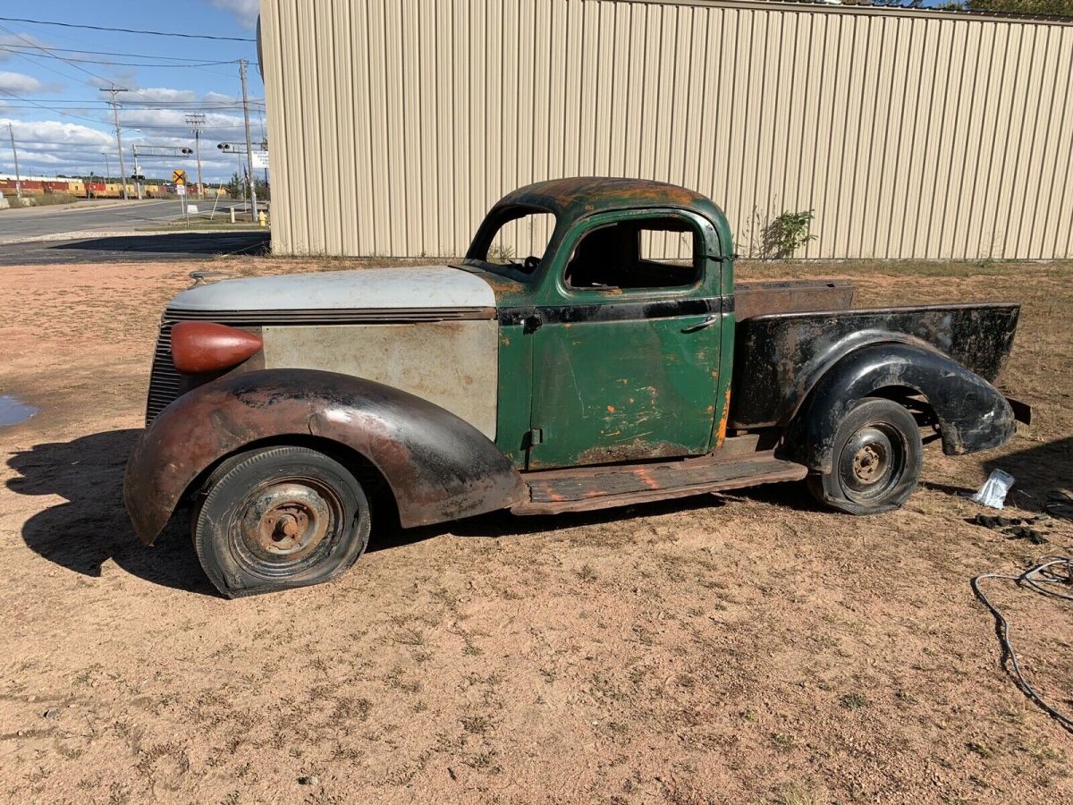 1937 studebaker coupe express pickup green rwd manual