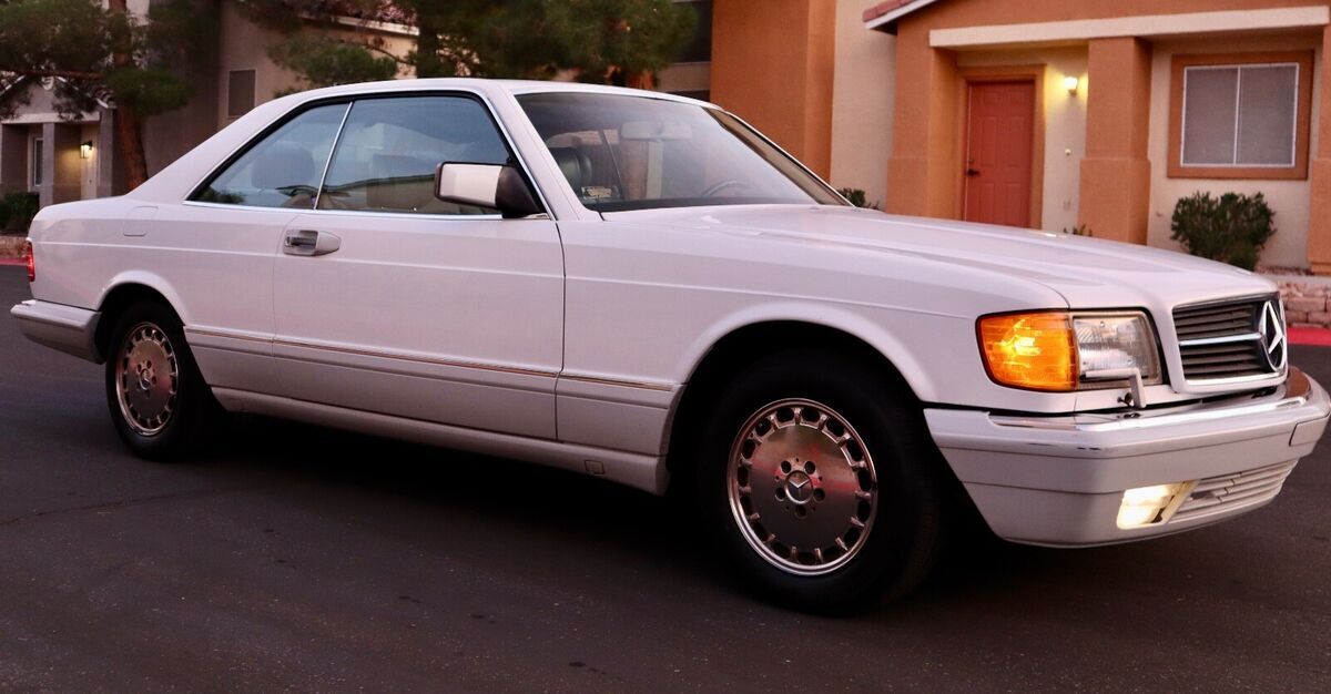1990 mercedes benz sec 560 - classic iconic luxury coupe