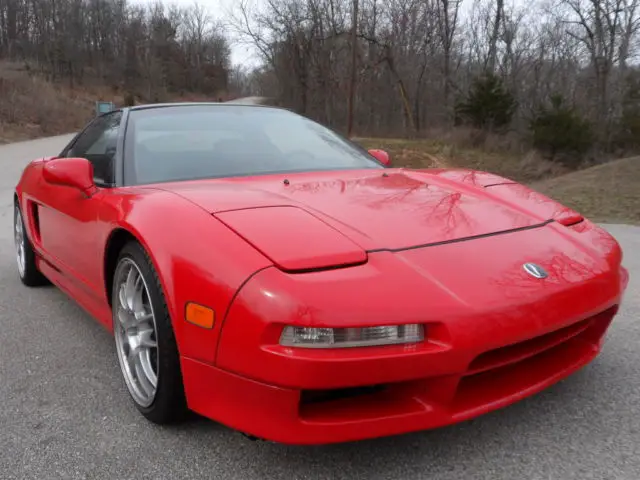 acura nsx with five speed manual transmission and custom whhels