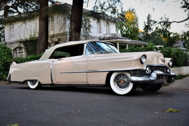 1954 cadillac convertible 62 series -chevrolet ford coupe 50 51 52 53 55 56 59