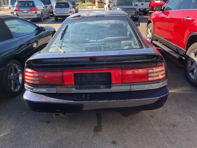 1989 toyota supra hatchback blue rwd automatic sport roof