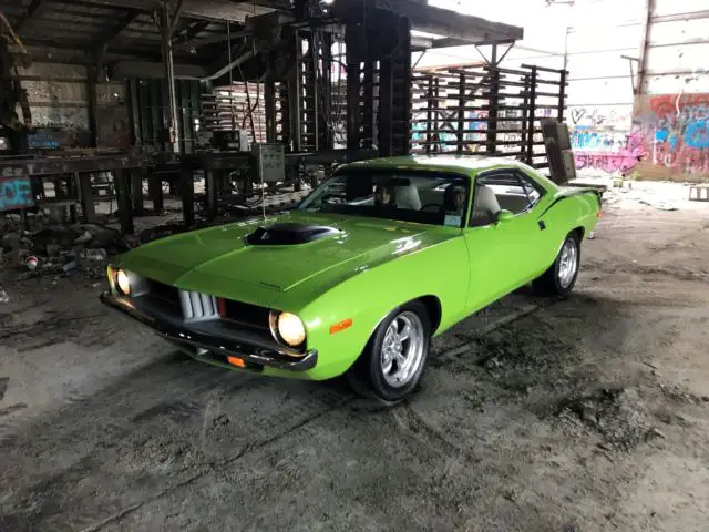 1973 plymouth cuda resto mod hemi shaker hood high end new hemi