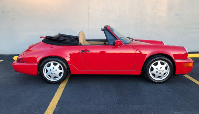 1990 porsche carrera 4 cabriolet *manual transmission*