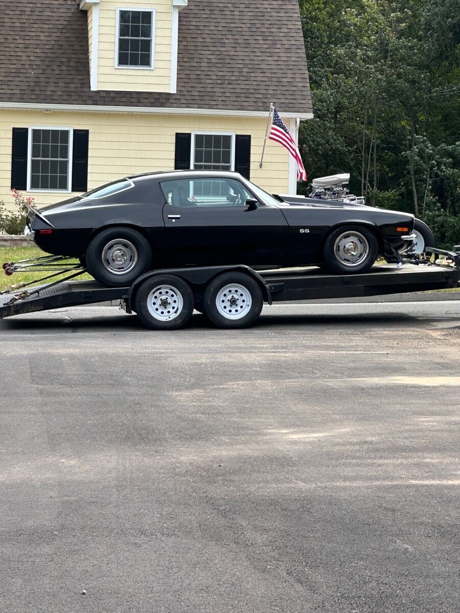 1971 chevrolet camaro coupe black rwd automatic