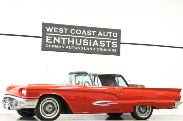 1959 ford thunderbird hardtop w/87k original miles & 430cu 350hp w/cruisematic