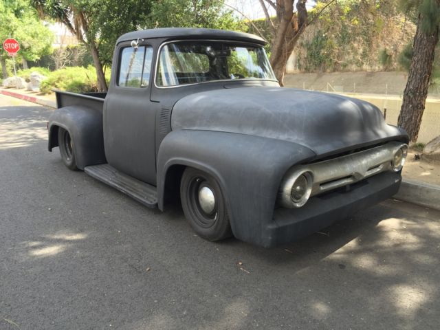 1956 ford f-100 f100 shortbed truck mustang ii w/ coilovers front custom rear