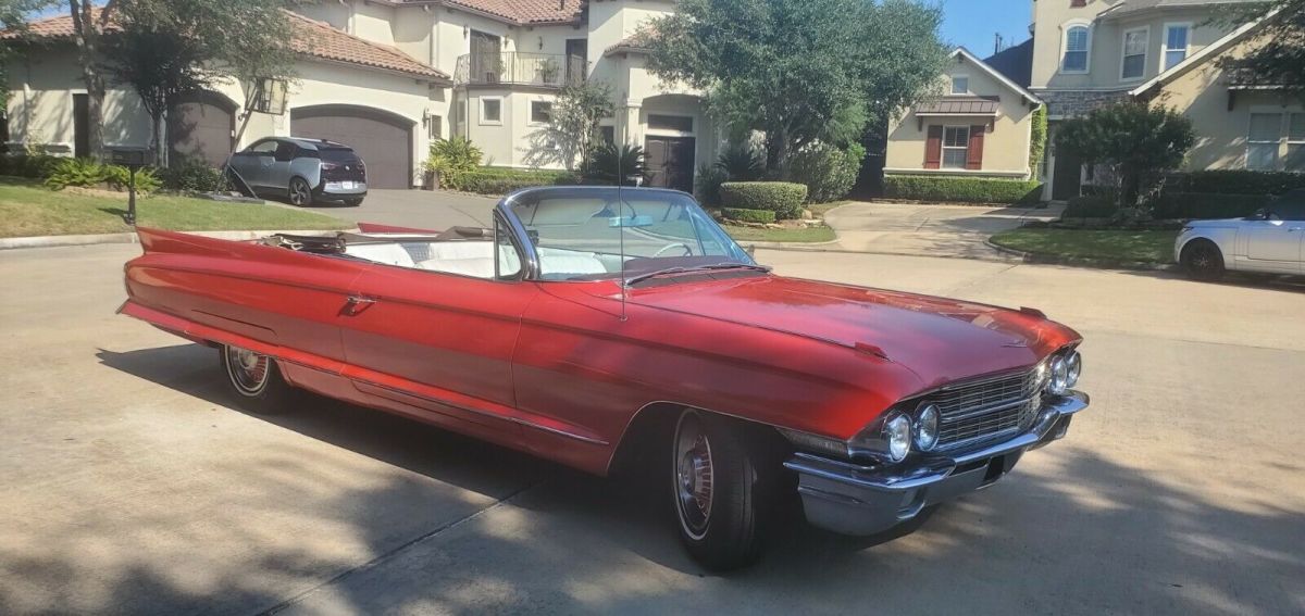 1962 cadillac convertible with ac. ready to drive now! luxurious