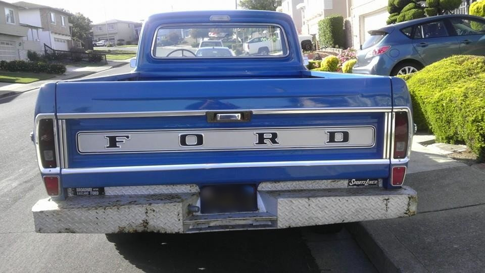 1969 ford f100 2wd regular cab