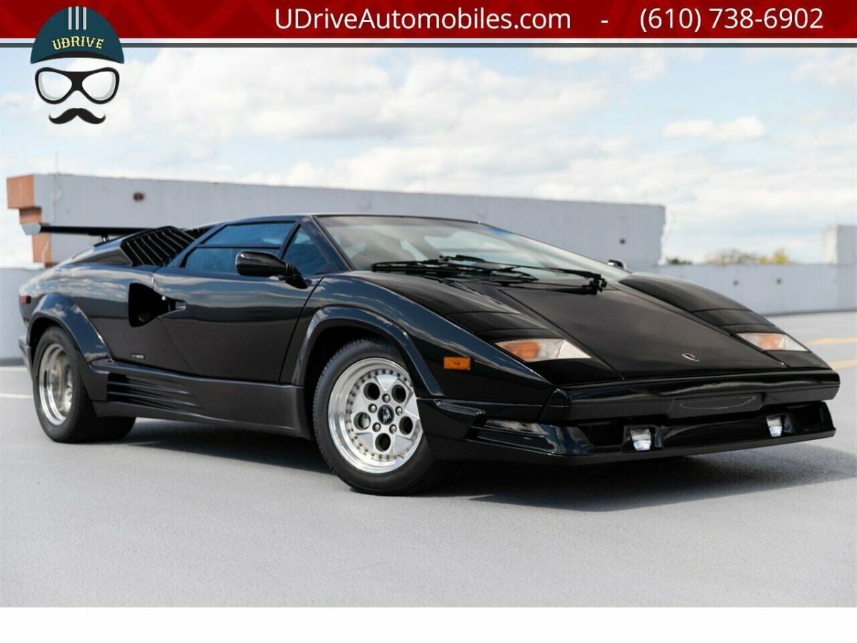 1989 lamborghini countach 25th anniversary 3k miles