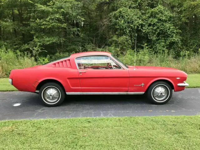 1965 ford mustang 2+2 fastback 289 3 speed running project very original car