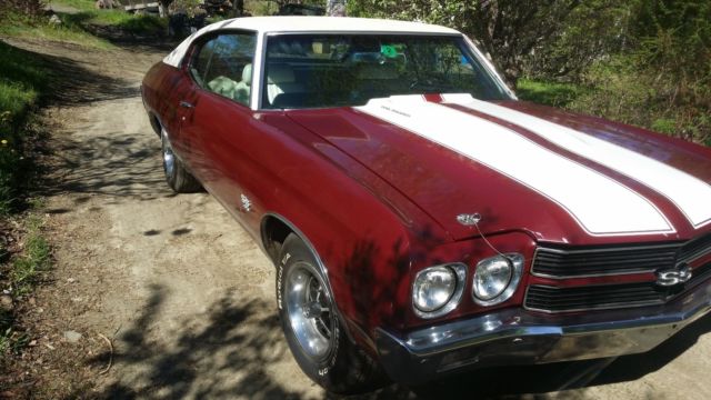 1970 chevelle ss 396 4 sp. all original, no rust ever! never restored!