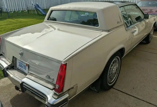 1984 cadillac sunroof eldorado (& with new bumper fillers in box) - calls only