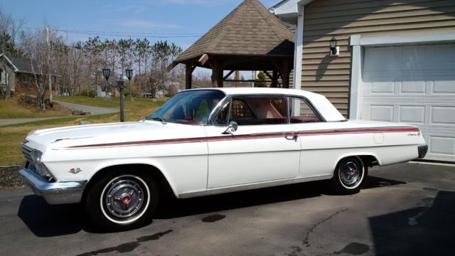 1962 white nice paint 327cid automatic nice driver mechanically sound