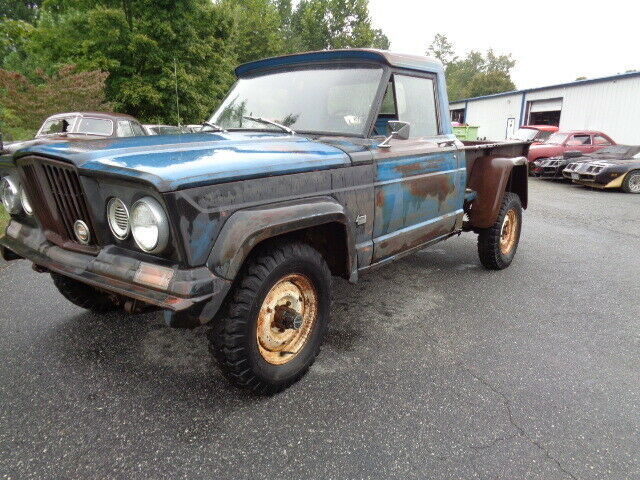 1965 jeep kaiser j200 4x4 6 ft shortbed 6 cylinder 3 speed clean title runs!!!!
