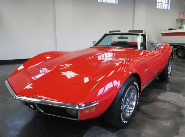 1970 chevrolet corvette stingray convertible 4 speed manual red rare classic