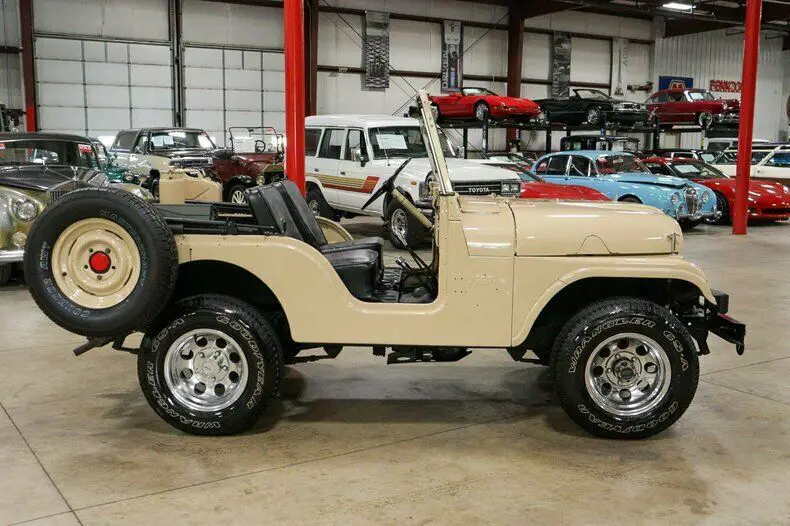 1961 jeep cj-5 35845 miles military tan station wagon 4cyl 3-speed manual