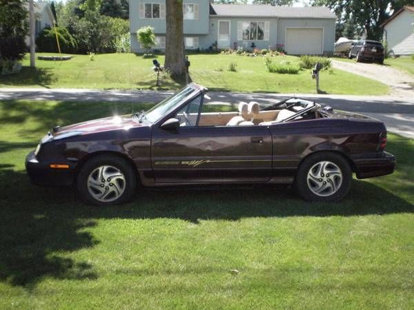 1993 dodge shadow convertible low miles