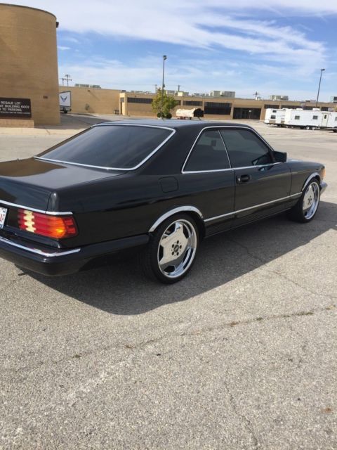 84' black mercedes-benz w/sunroof