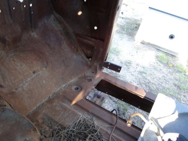 1956 ford f100 on modifed torino frame 4 link 9" 460 c6 rat rod patina lowered