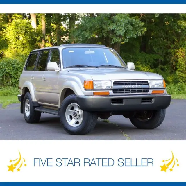 1994 toyota land cruiser fj80 4wd 4x4 serviced 3rd row seat carfax